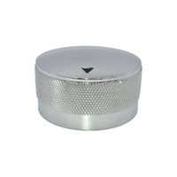 product-Smiths BBQ Metal Silver Knob                 